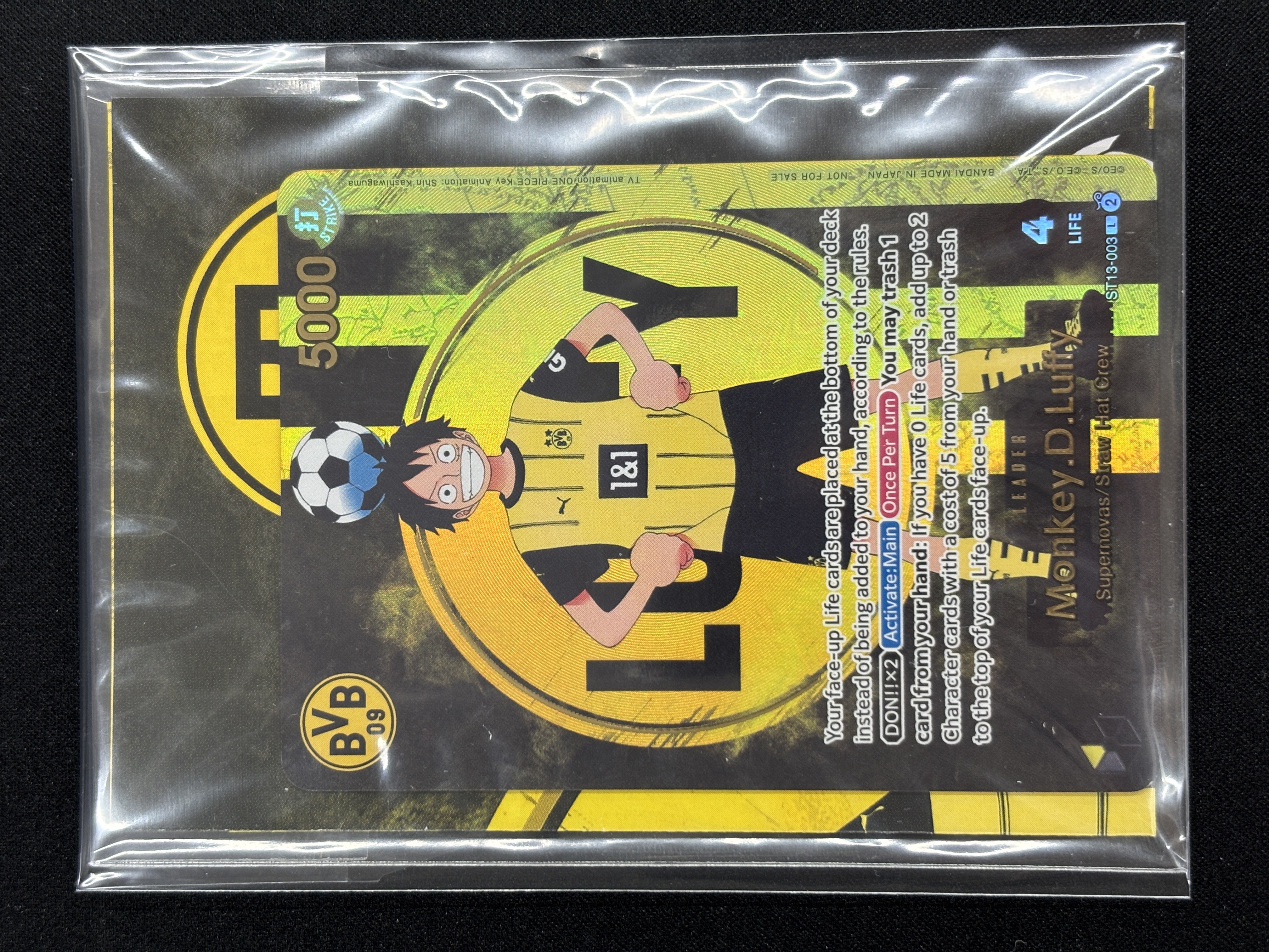 【状態B】モンキー・D・ルフィ(未開封/英語版/ドルトムント)【L】【ST13-003】