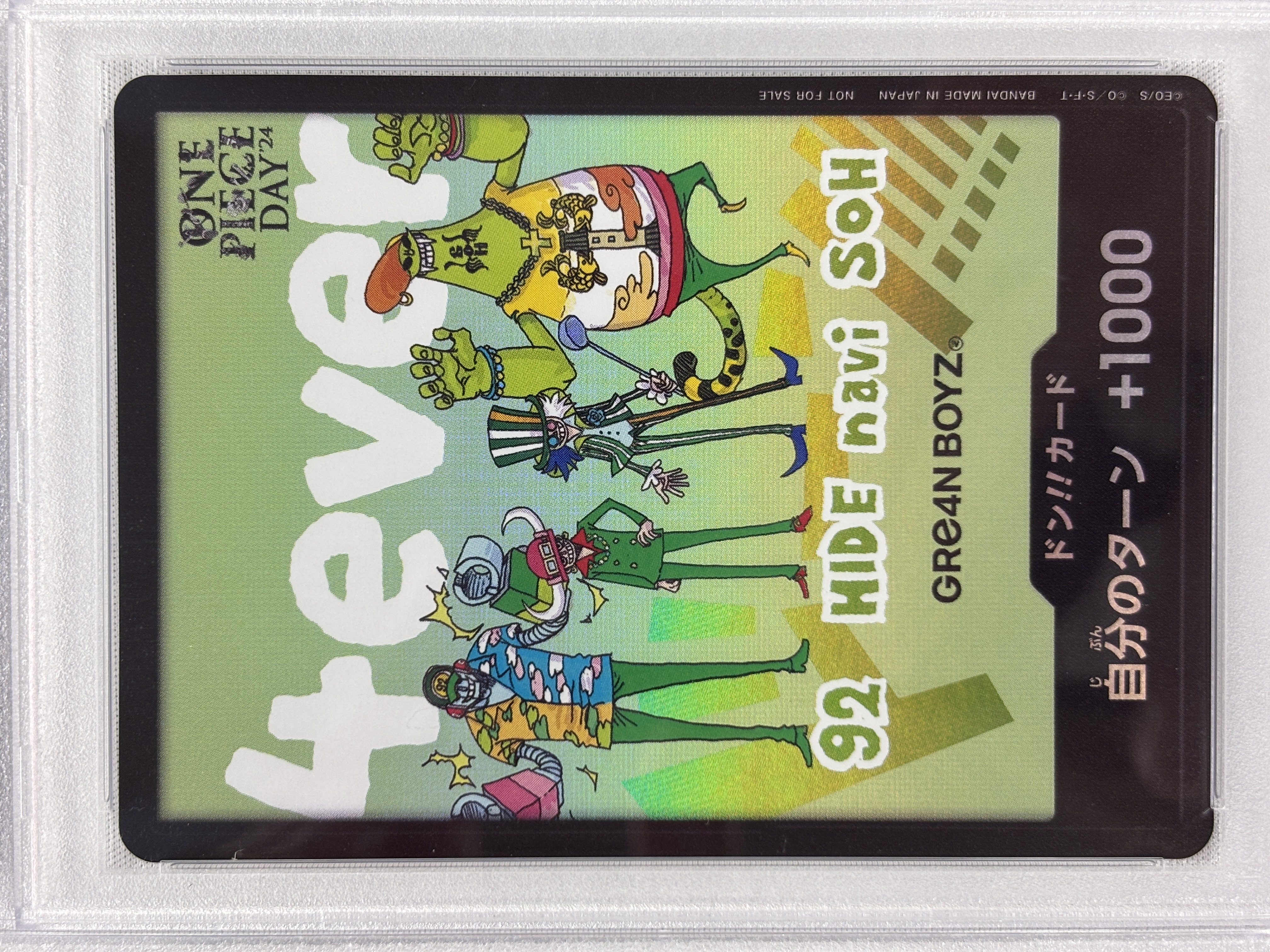【PSA10】ドン！！GRe4N BOYZ[ONE PIECE DAY’24ロゴ]