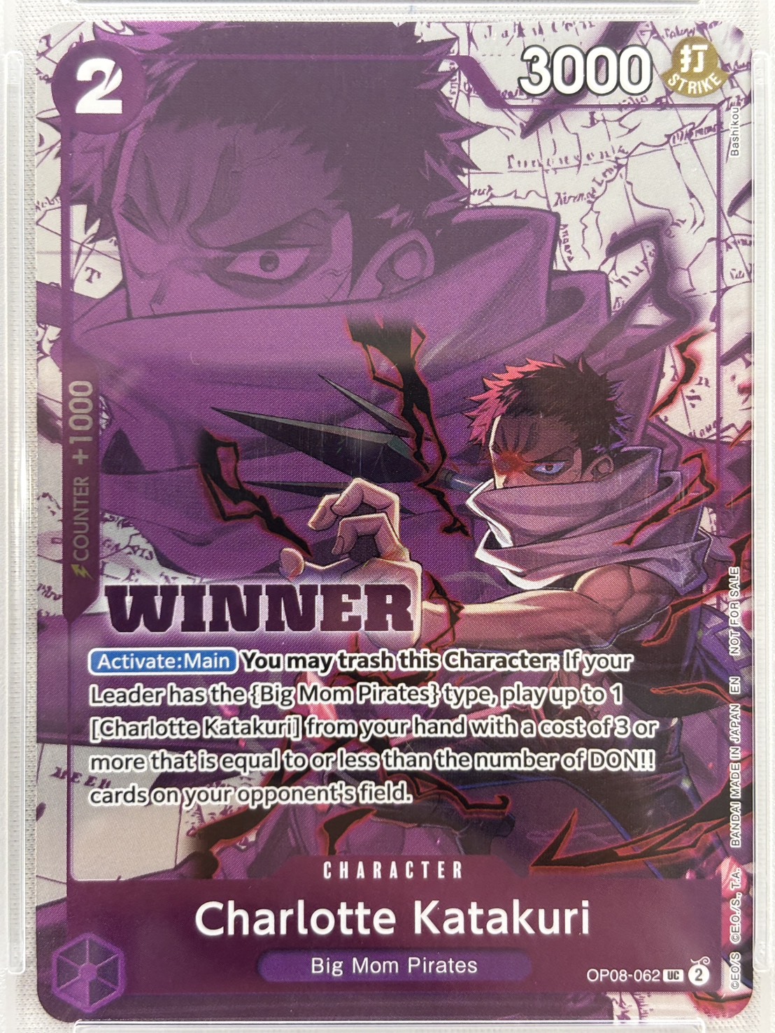 【PSA10】シャーロット・カタクリ（英語版）【UC】【OP08-062】