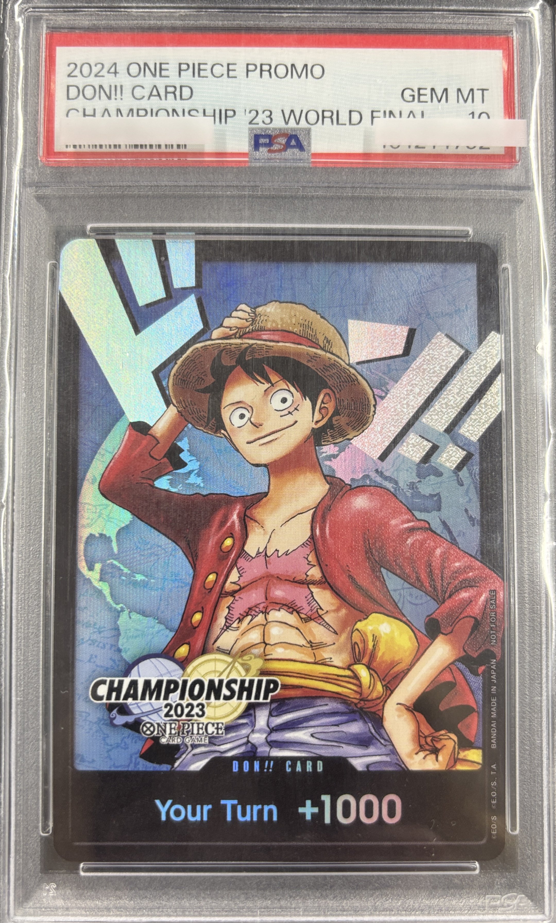 【PSA10】ドン!!カード(CS2023/モンキー・D・ルフィ)②